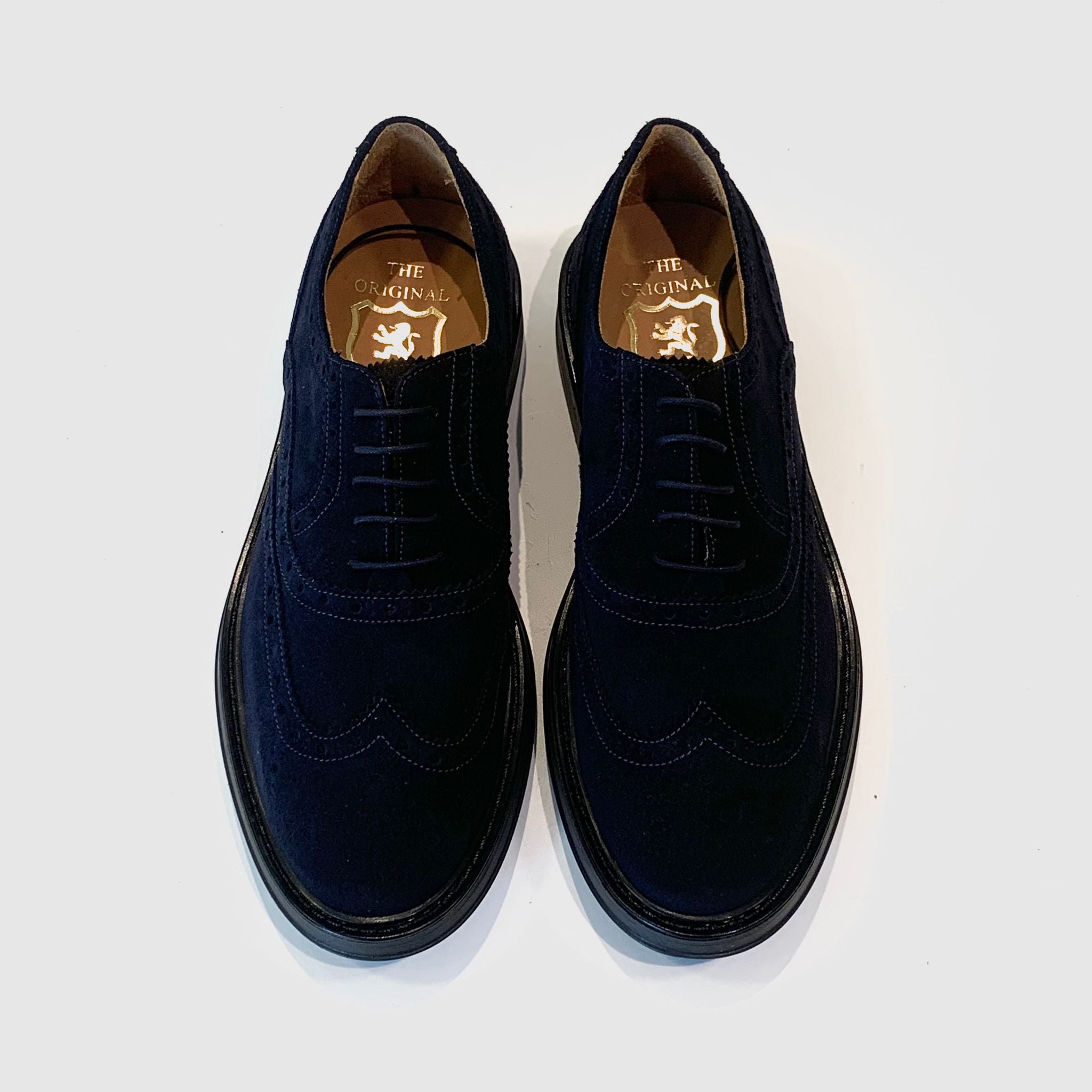 W5-080 Francesina Coda di Rondine Camoscio Blu Man