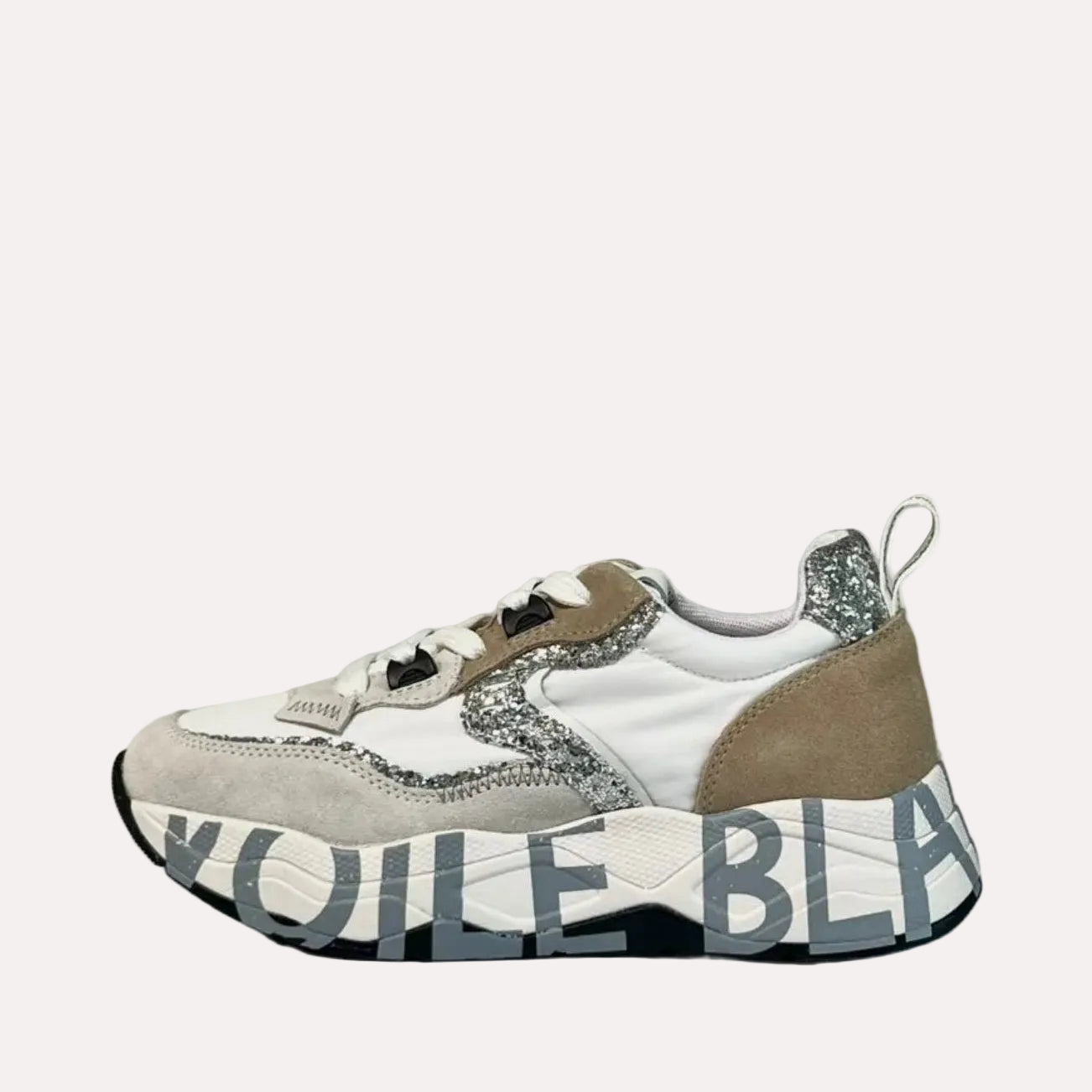 DS6-1N30 CLUB105 White/Silver/Light Beige Woman