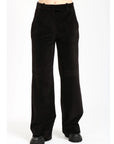 WD4-3180 Pantalone Masculine Velour Nero