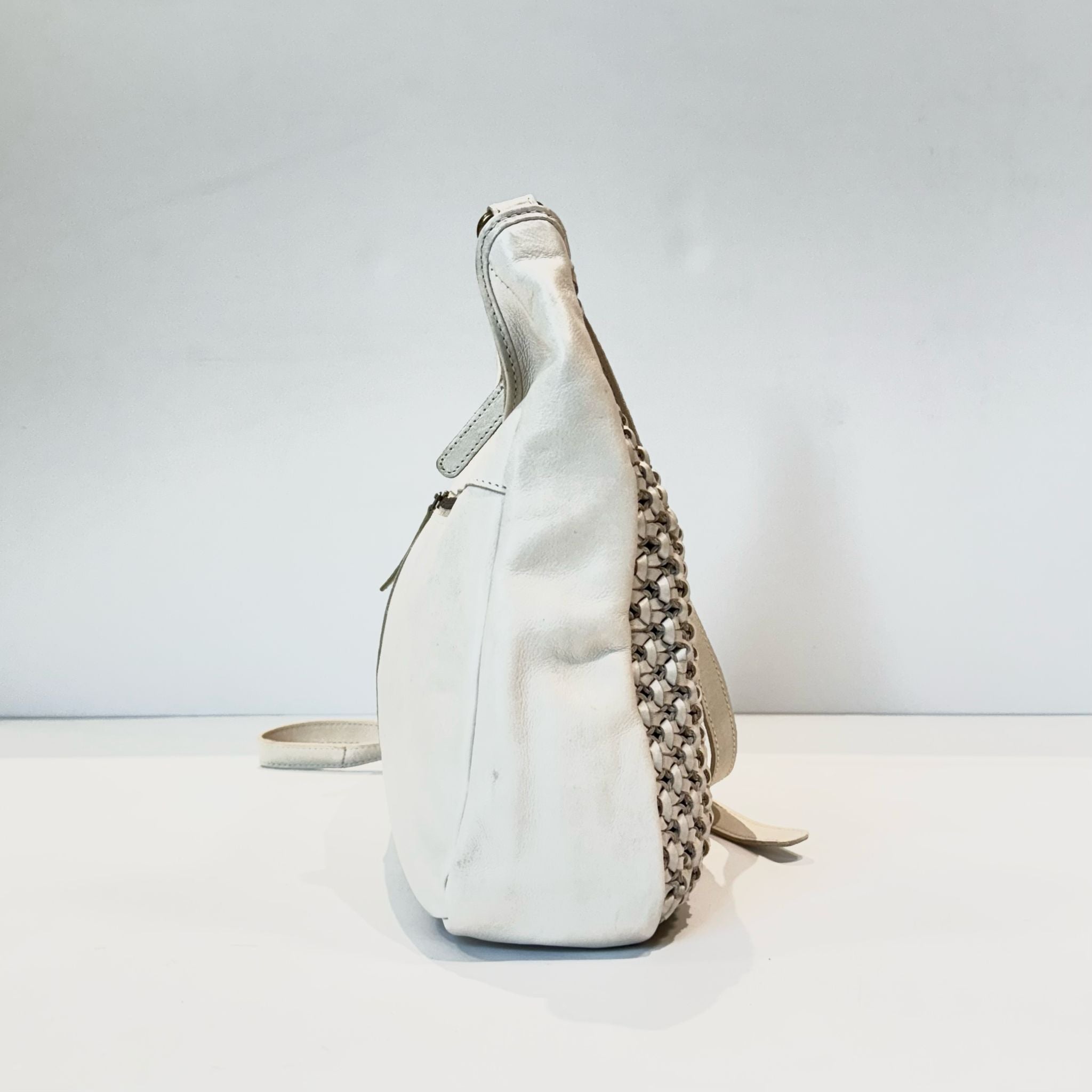 S5-8907 Borsa Tracolla Intrecciato Cow Sand 052