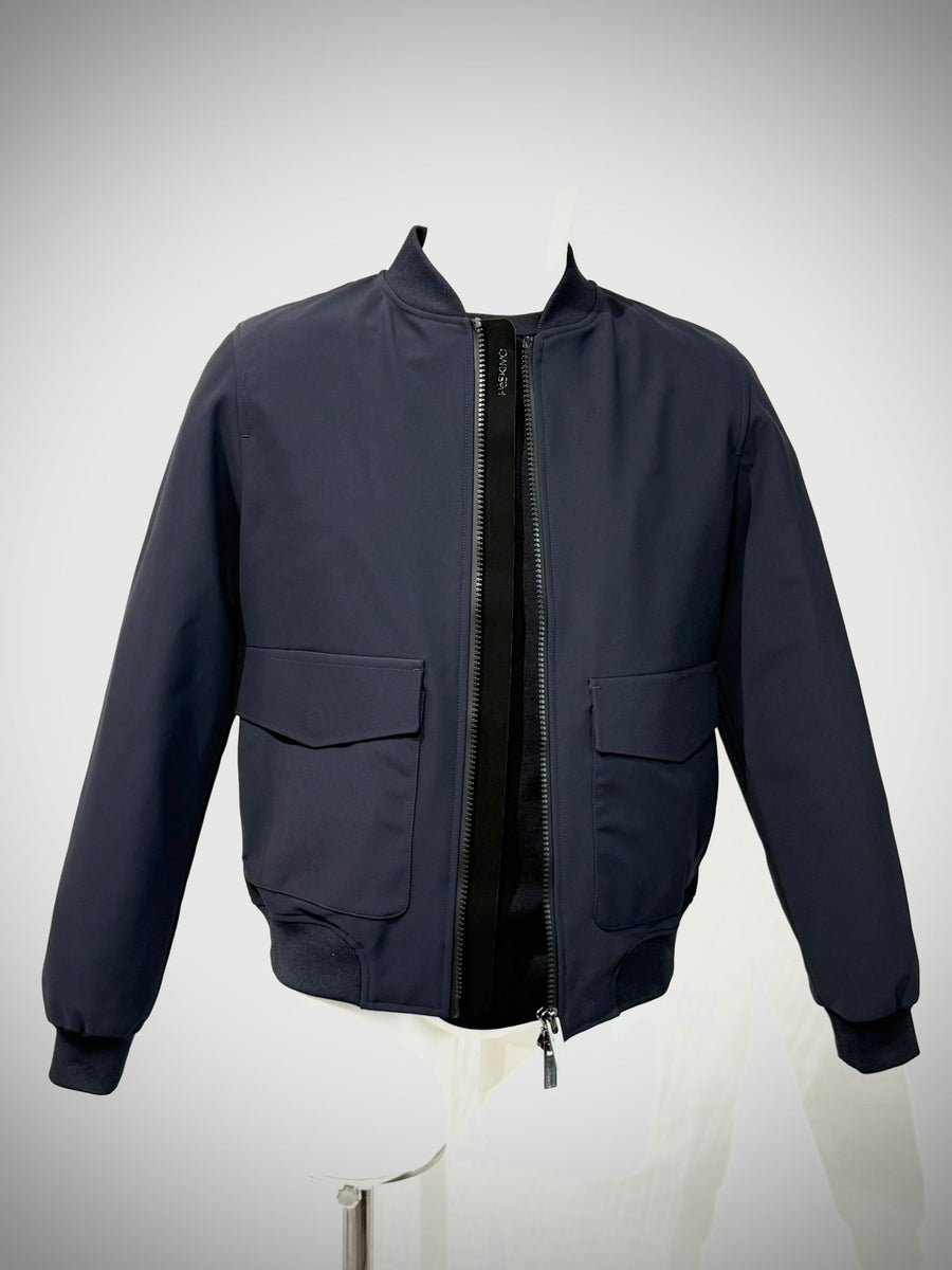 W5-0060 BOMBER ZIP Tasconi Blu Man