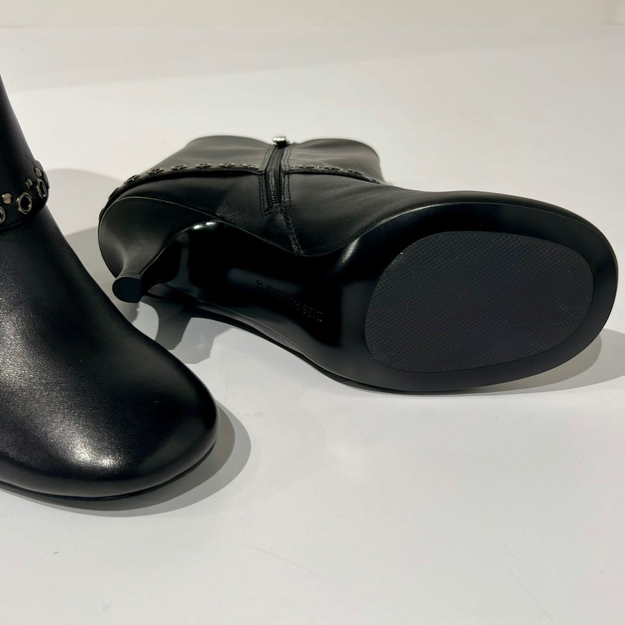 W5-90076 Stivale Risvolto Nappa Nero