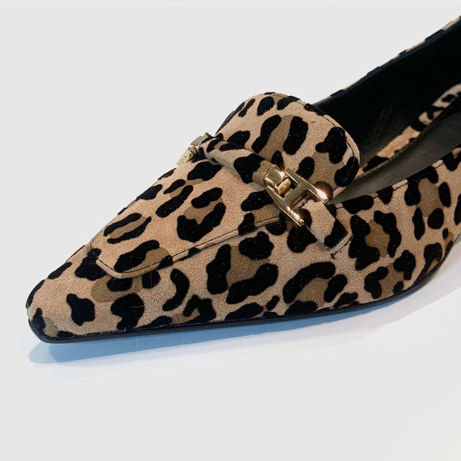 W4-2404 Decollete "Kitten" Leopardo