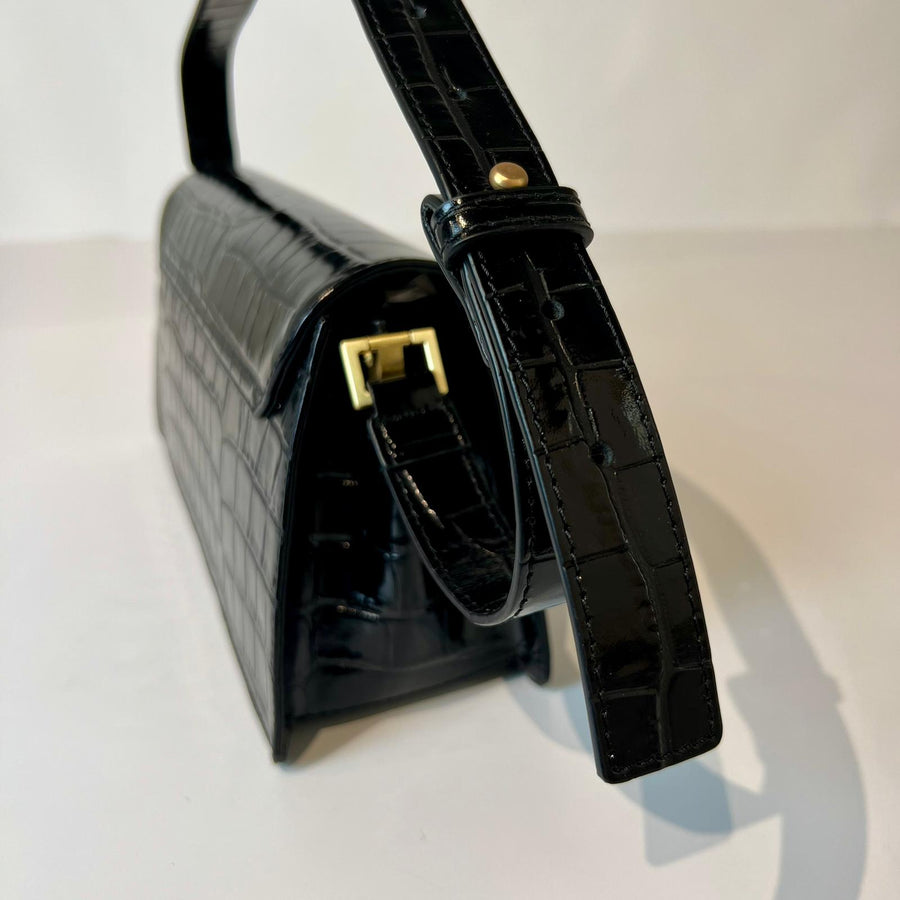 W5-1902 FLAVIA Borsa Cocco Nero