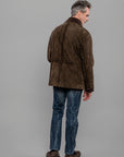 UW5-BALMORAL Giubbotto Burned Suede Verde Alga Man
