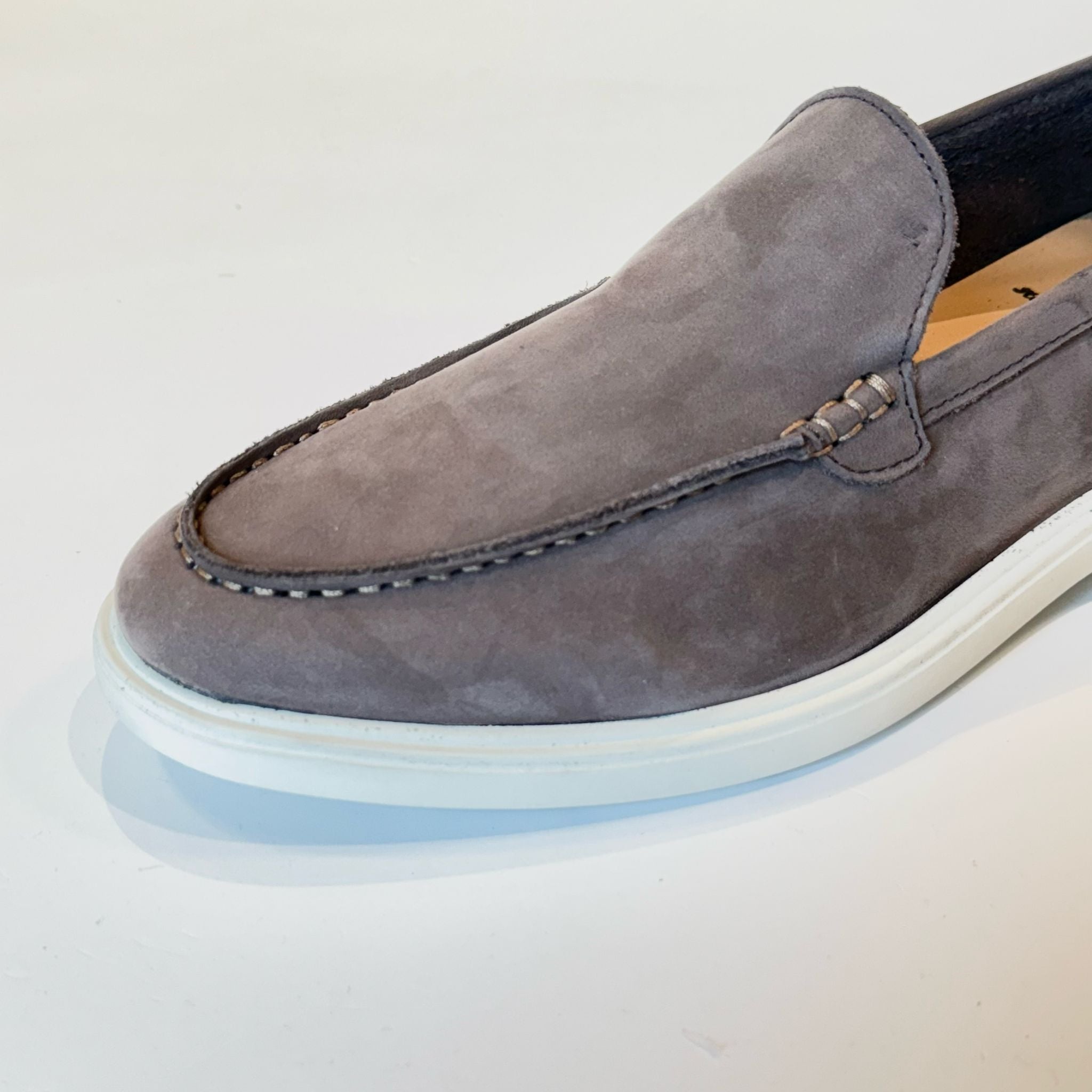 S5-PANT Mocassino Nabuk Tortora Man