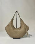 S6-1102 Borsa Intrecciata Sand 052