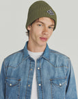 Cappello BEANIE Knitted Army Green Unisex