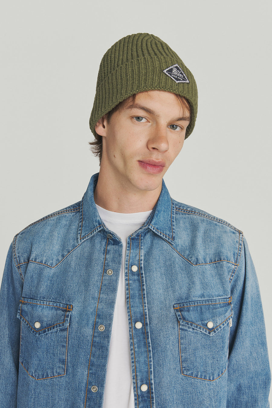 Cappello BEANIE Knitted Army Green Unisex