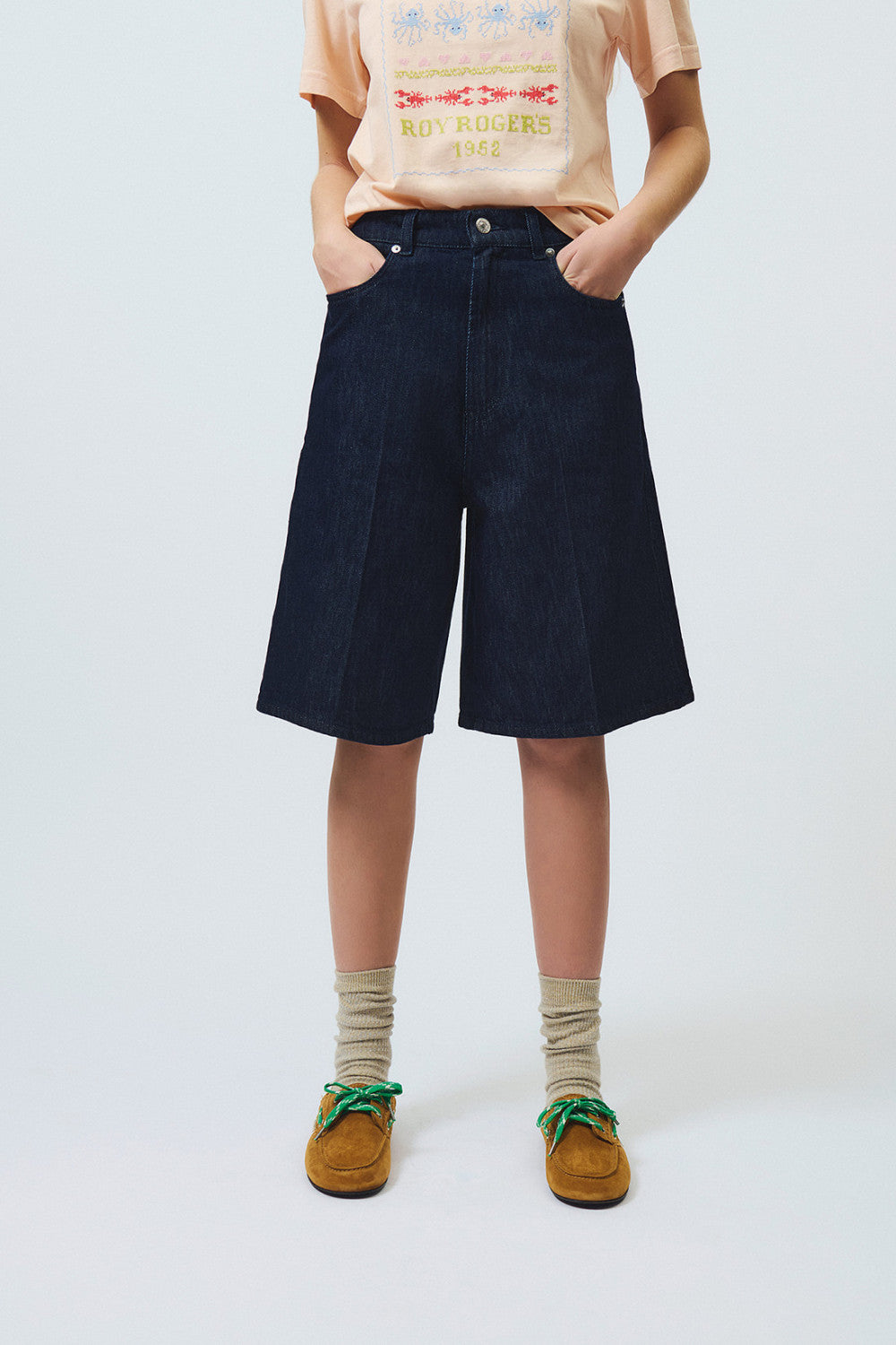 DS6-BILLIE Denim Bermuda LIGHT RINSE Woman