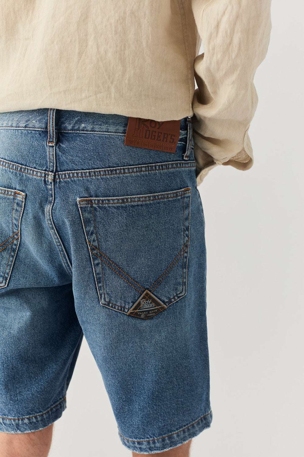 US5-Bermuda Cult Mykonos Denim Man