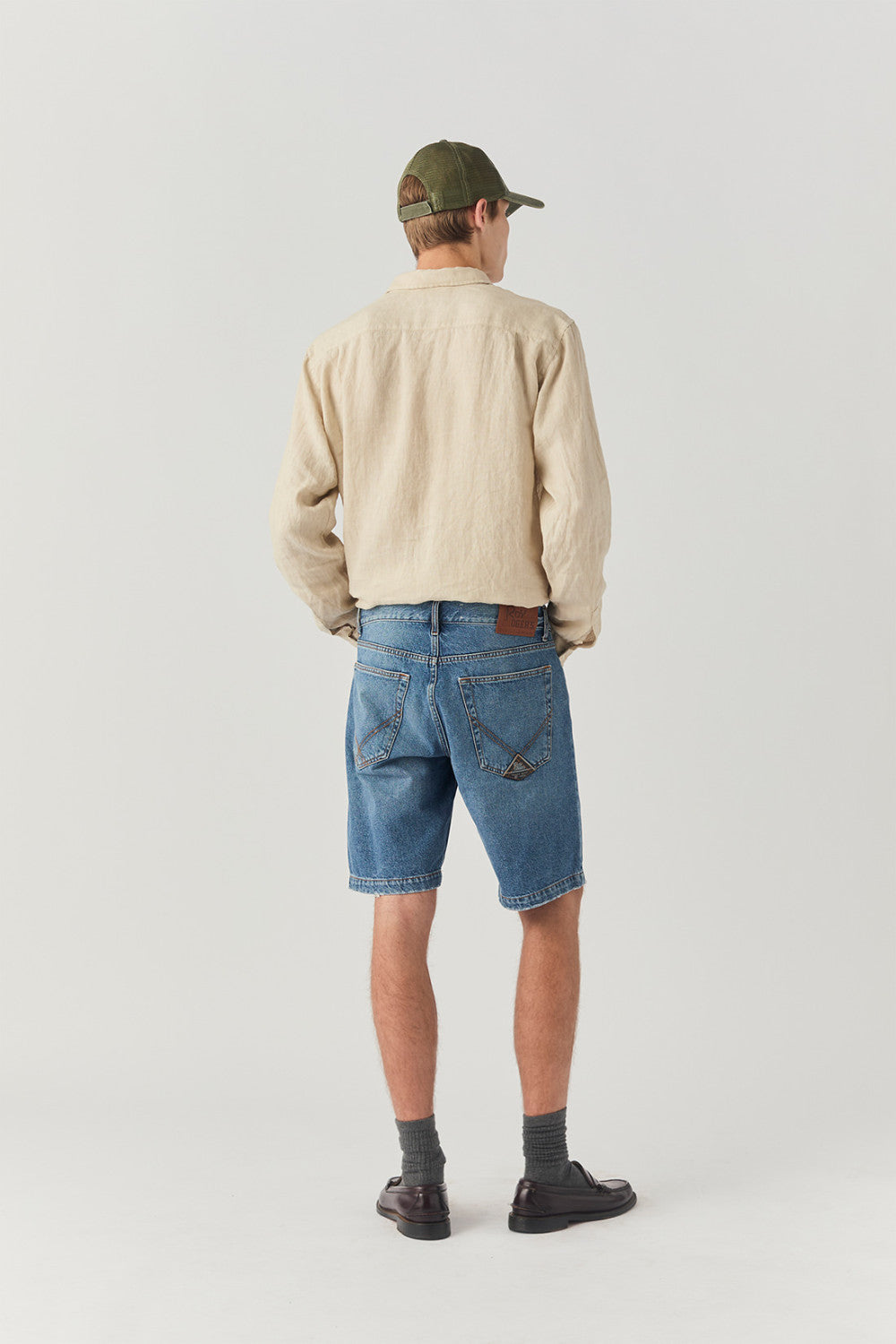 US5-Bermuda Cult Mykonos Denim Man