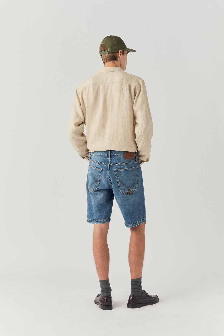 US5-Bermuda Cult Mykonos Denim Man