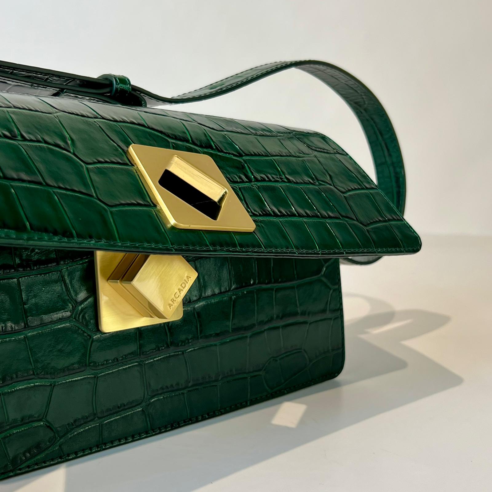 W5-1902 FLAVIA Borsa Cocco Foresta