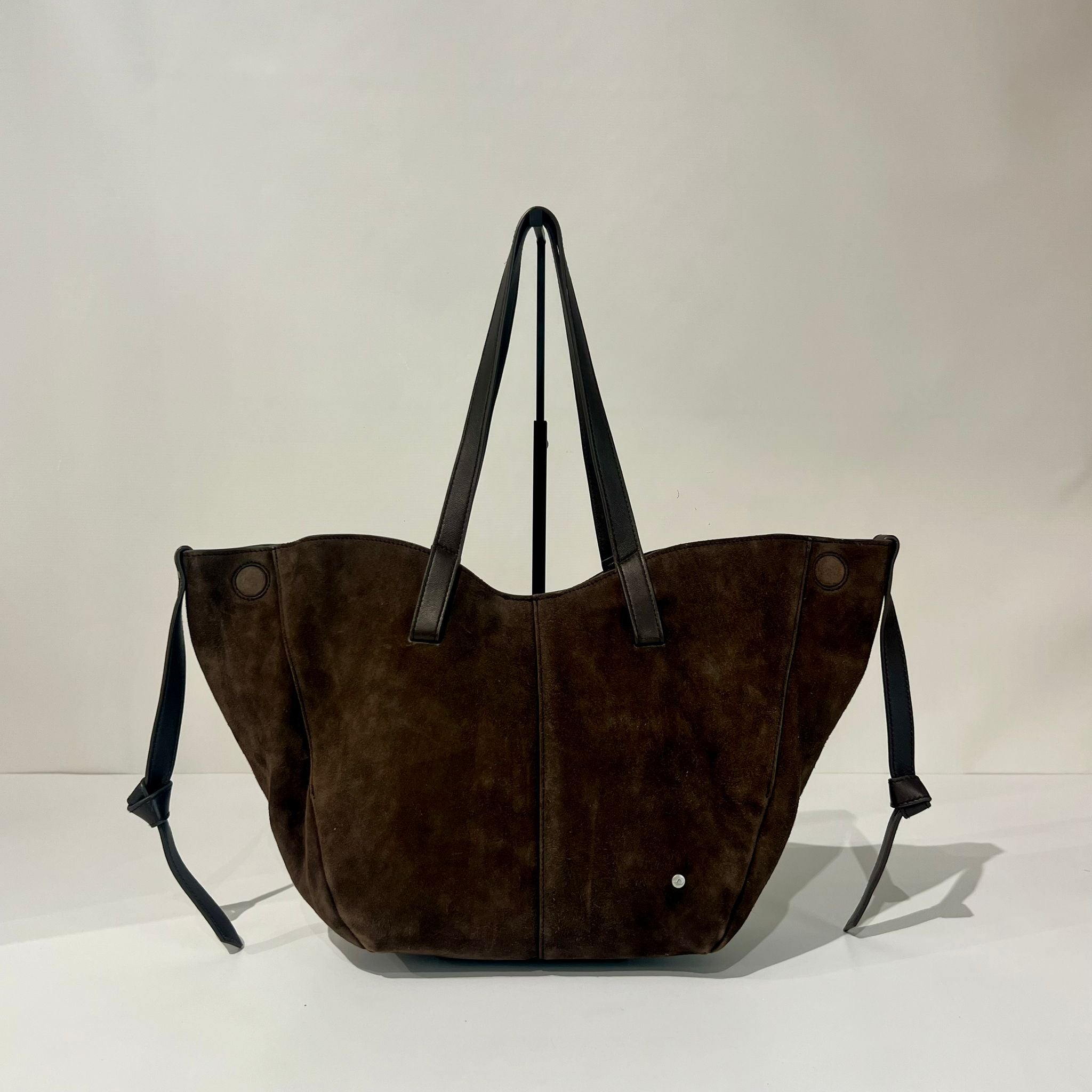 S6-1202 Borsa Shopper  Suede Brown 220