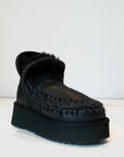 W4-MINI ESKIMO Platform Boot Cracked Black