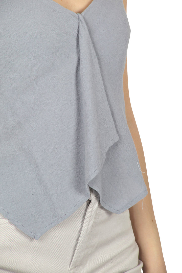 S5-45078 Top con Rouches Grigio