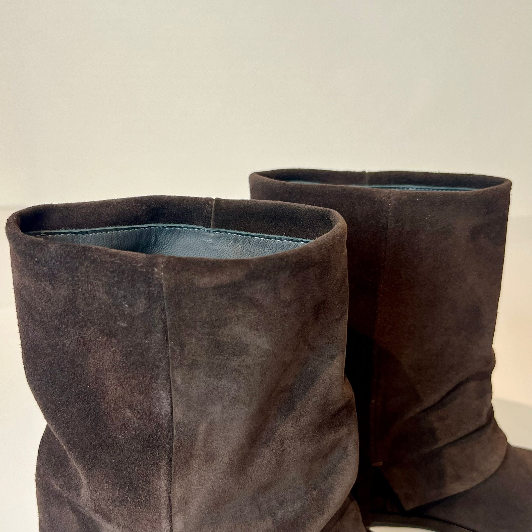 W5-9531 Tronchetto Ghetta Velour Tmoro