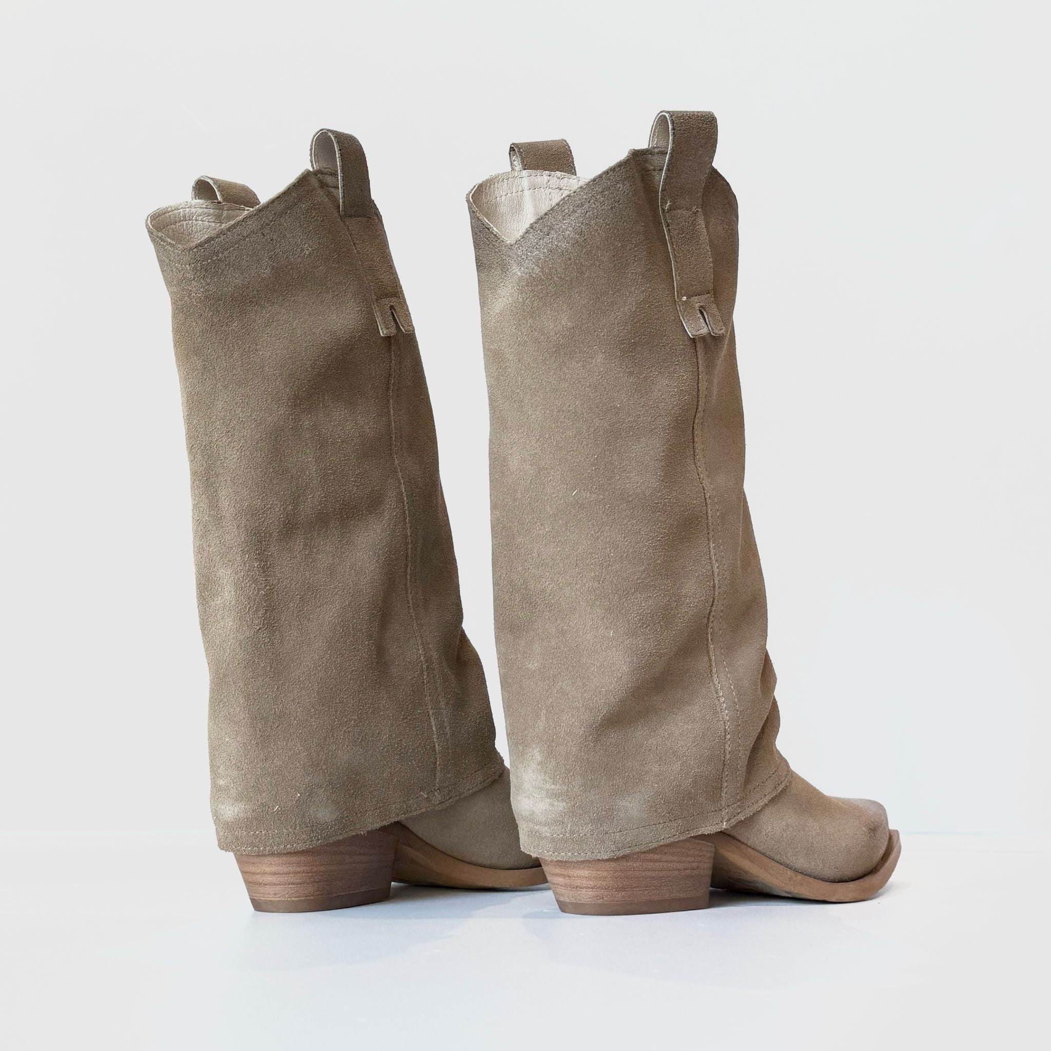 DX567 Texano Ghetta Camoscio Tortora