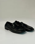 S6-IVY12 Mocassino Quadro Nero Woman