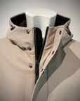 W5-0015 FROST Parka Tech Lungo Cappuccio Beige Man