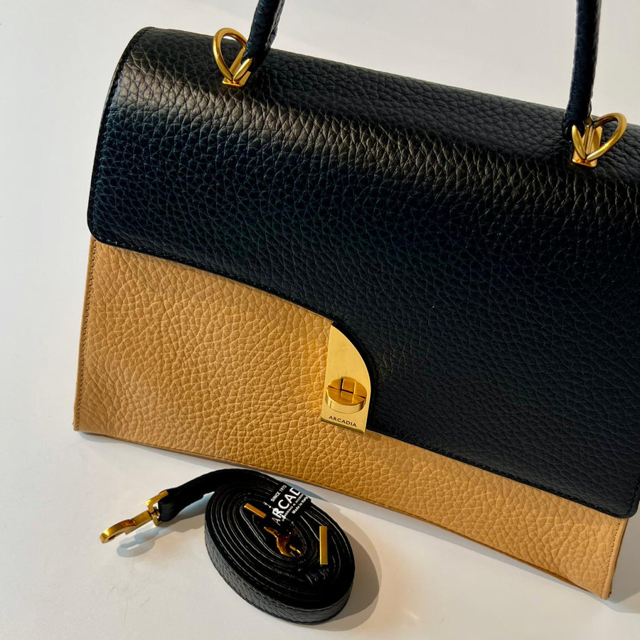 W5-6790 ARCO Borsa Large Zod Mandorla Nero