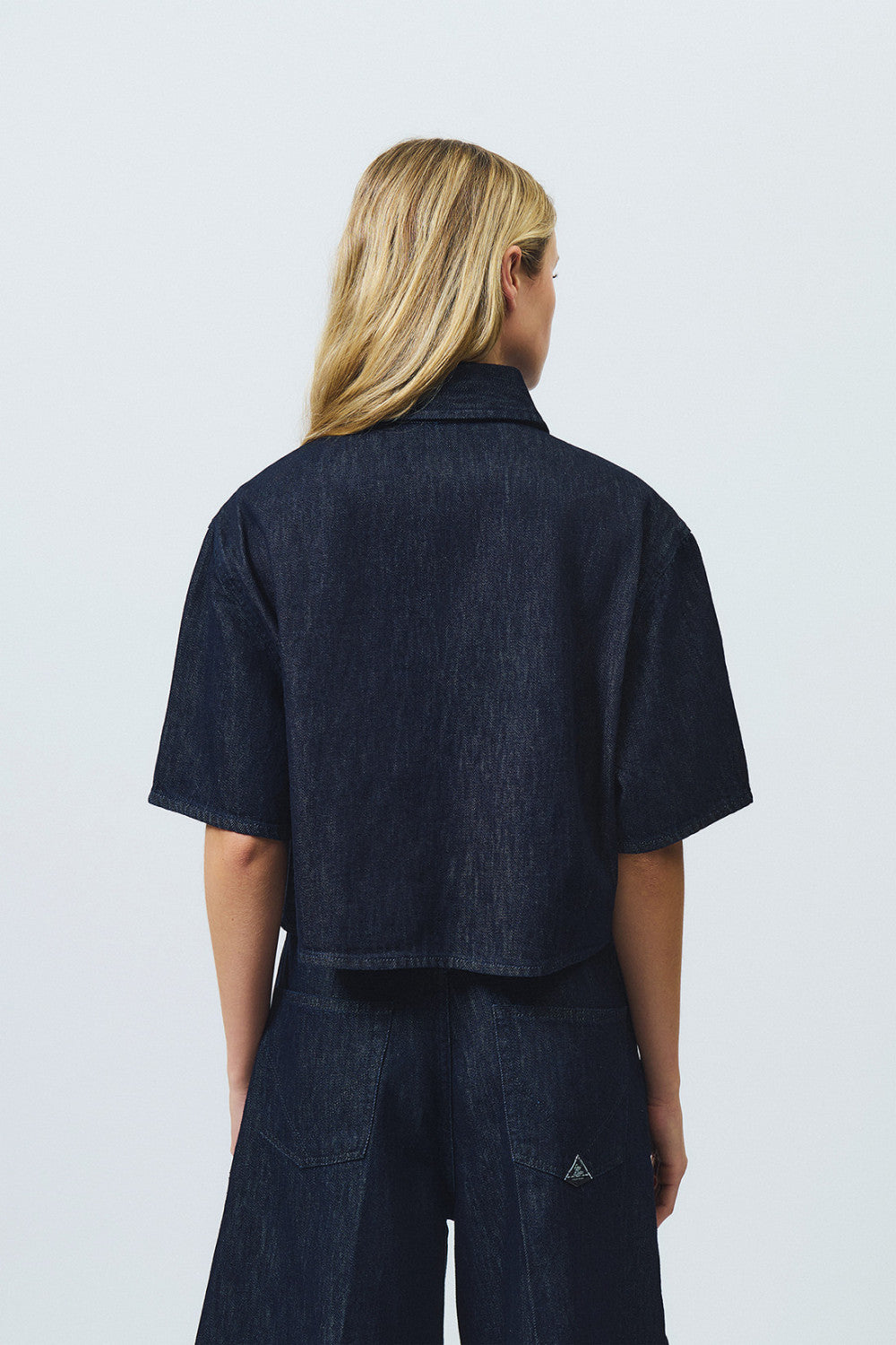 DS6-CAMICIA Denim LIGHT RINSE Woman