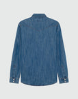 US6-Camicia Martin Denim Cobalt Stone Man