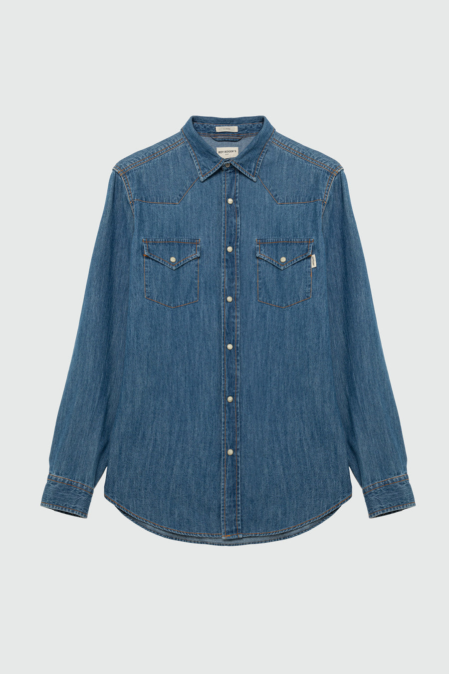 US5-Camicia Martin Denim MidWash Man