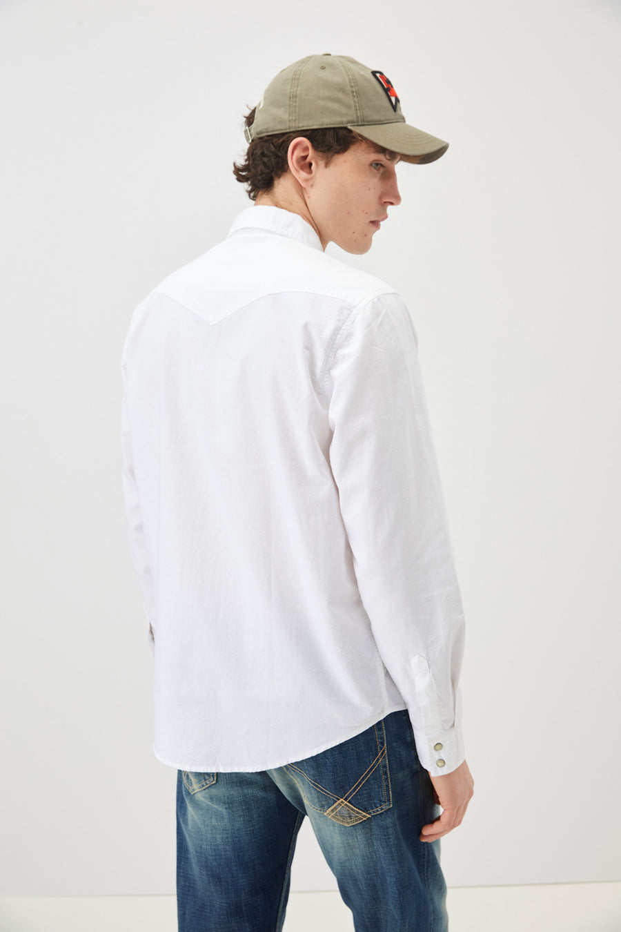 US4- Camicia Martin Oxford White Man
