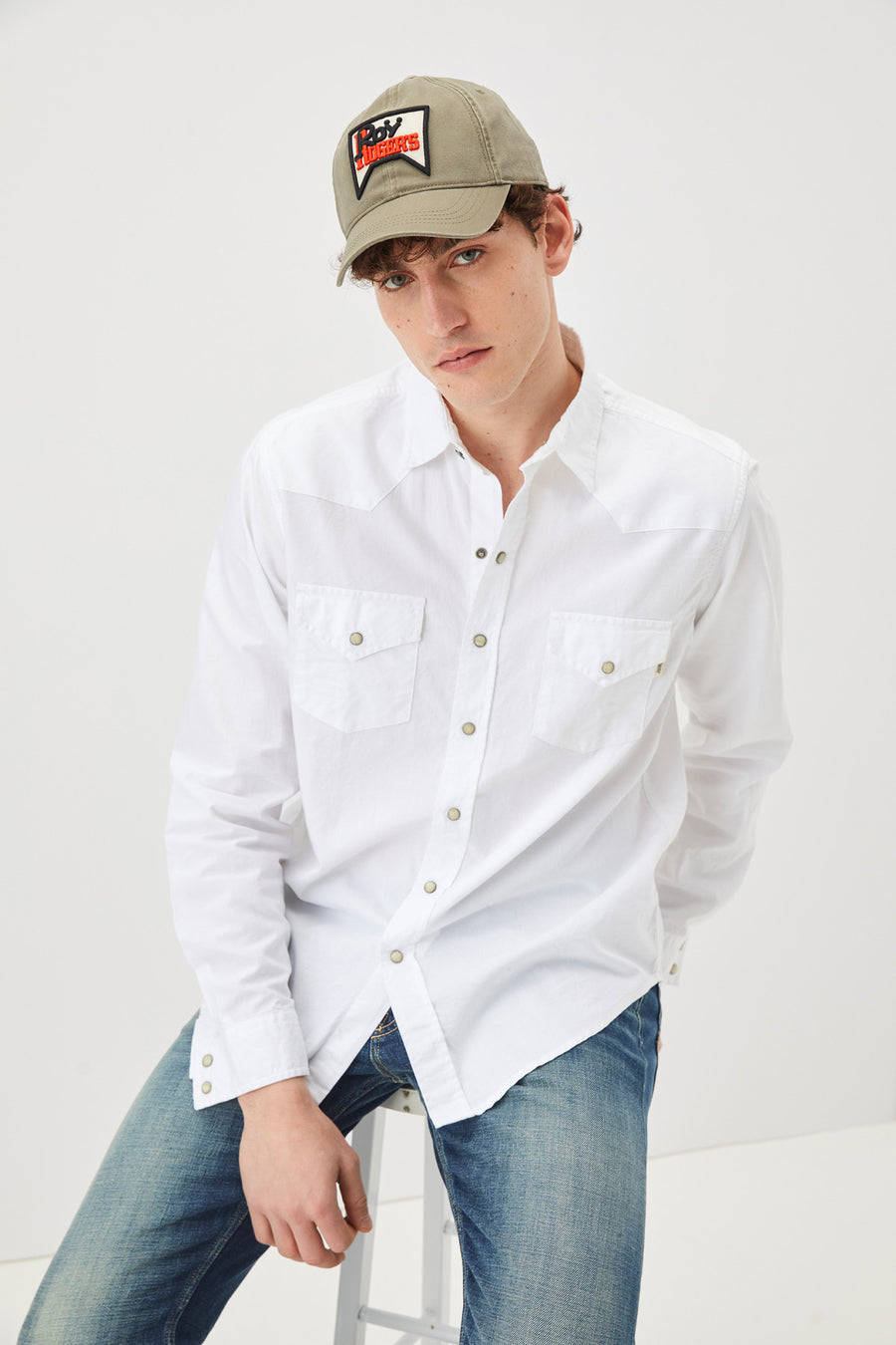 US4- Camicia Martin Oxford White Man