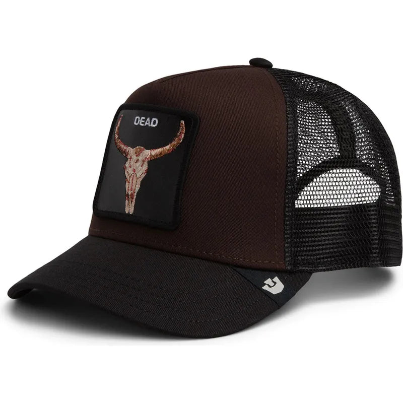 W6-3125 TRUCKER Badlands Skull Dead GRO01