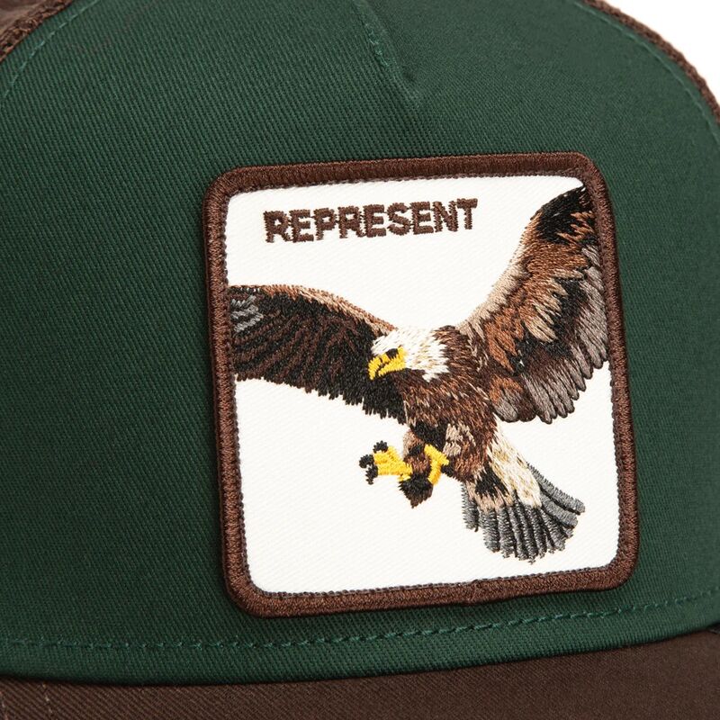 W6-2993 TRUCKER Represent Eagle Gua01