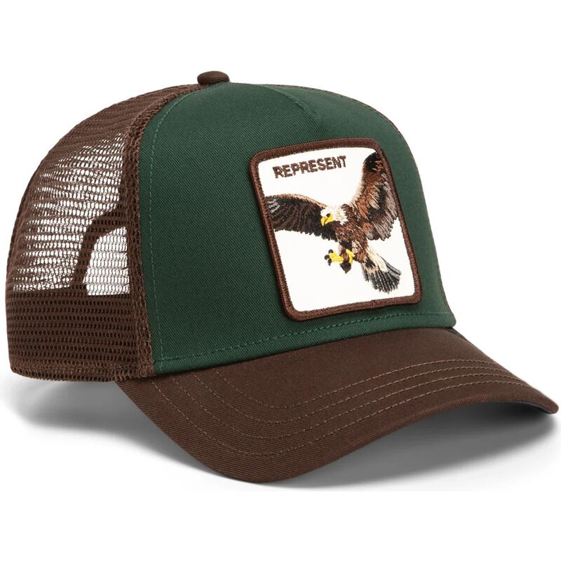 W6-2993 TRUCKER Represent Eagle Gua01