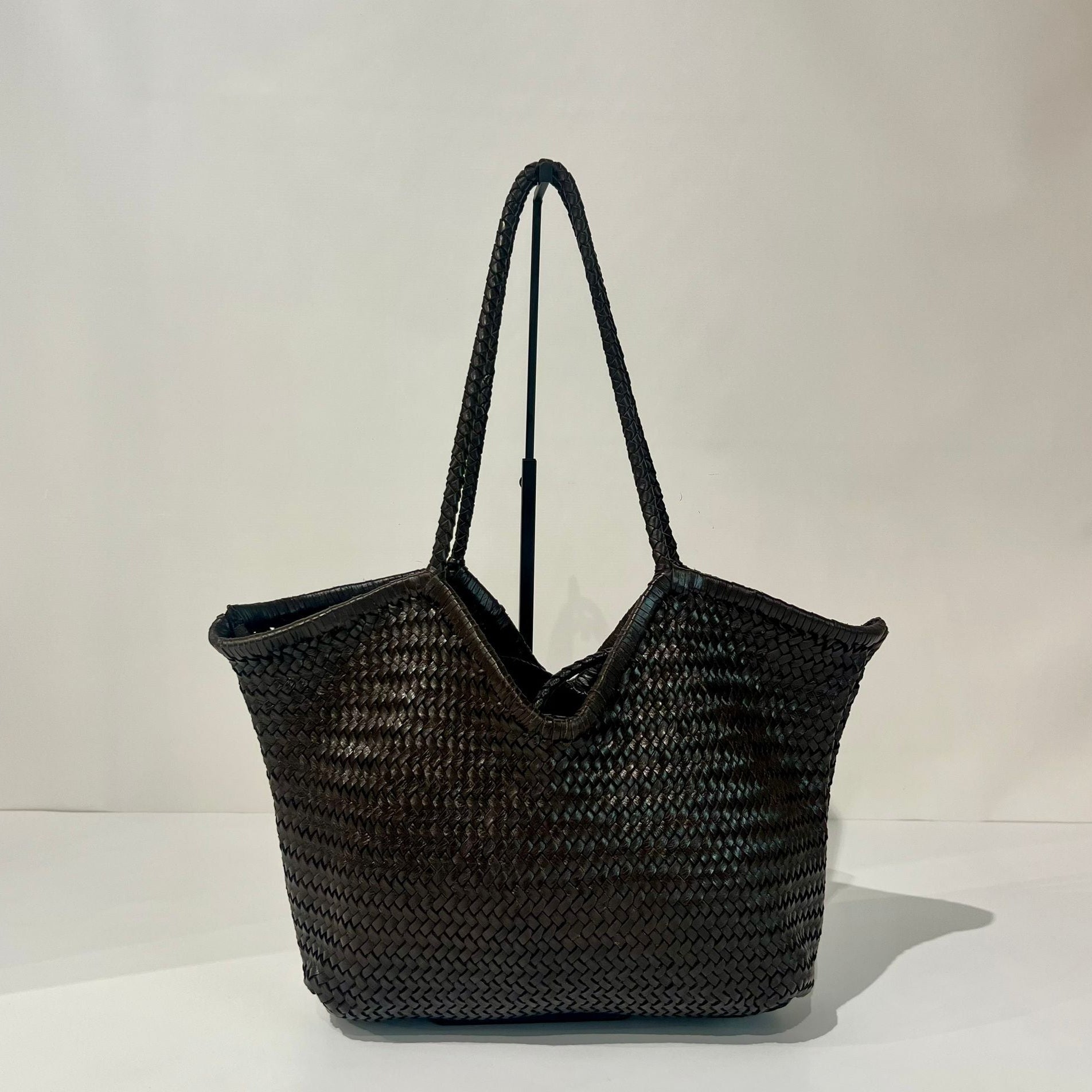 S6-1100 Borsa Intrecciata Brown 220
