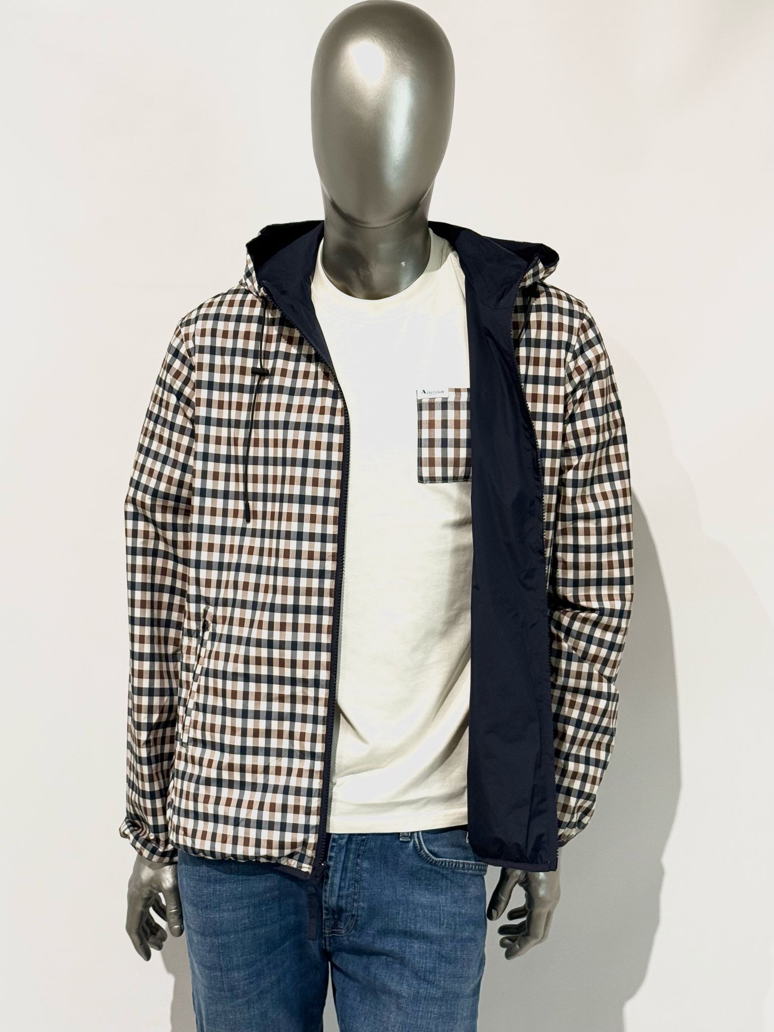 US5-JK001 Giubbotto Reversibile Sailor Navy Man