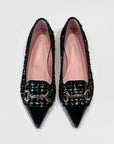 W4-51623 ELLA Ballerina Tweed Black-White