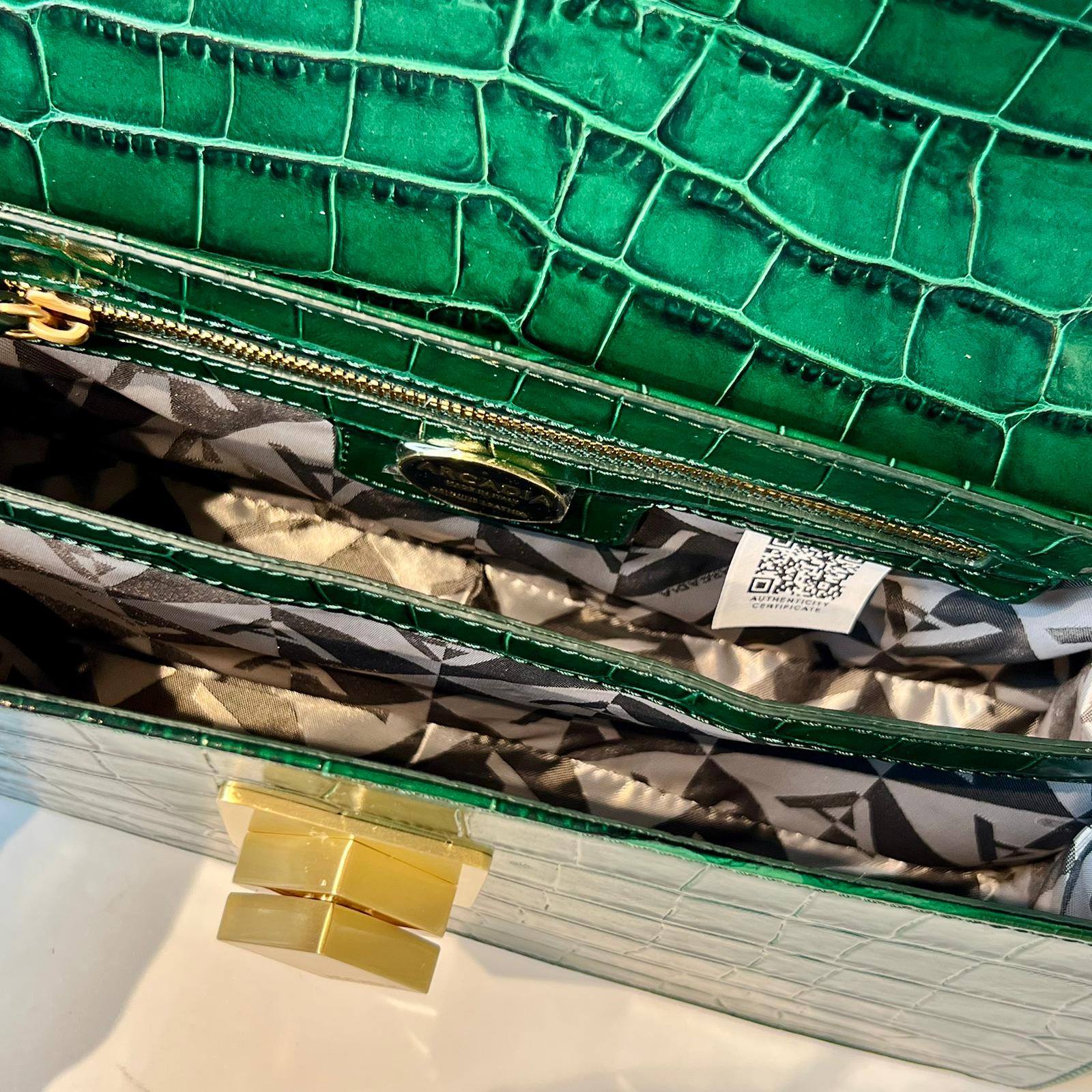 W5-1902 FLAVIA Borsa Cocco Foresta