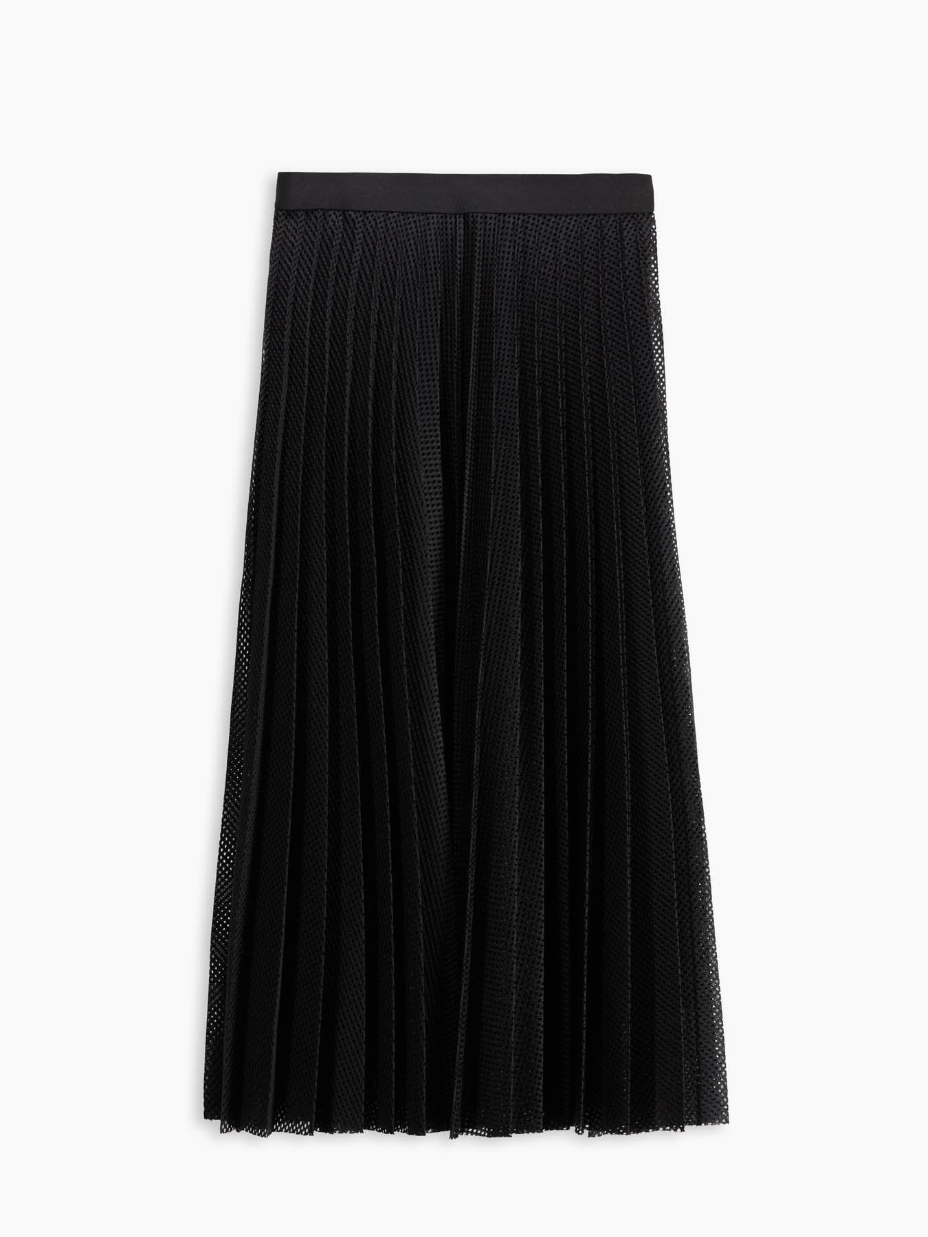 S5-OBEROI Gonna Plissè Nero