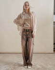 W5-HELEN C124 Camicia Organza Off-White 128