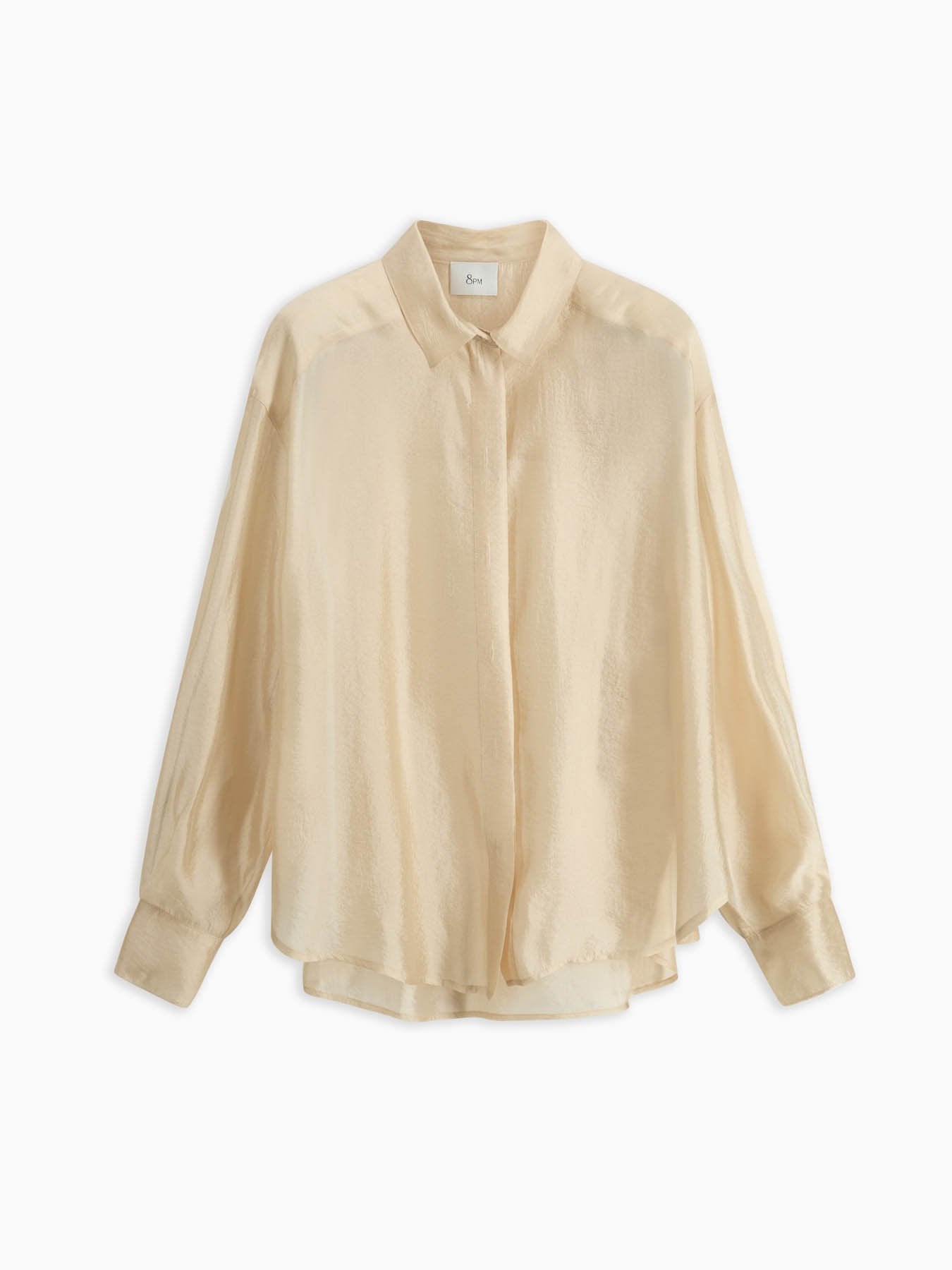 W5-HELEN C124 Camicia Organza Off-White 128