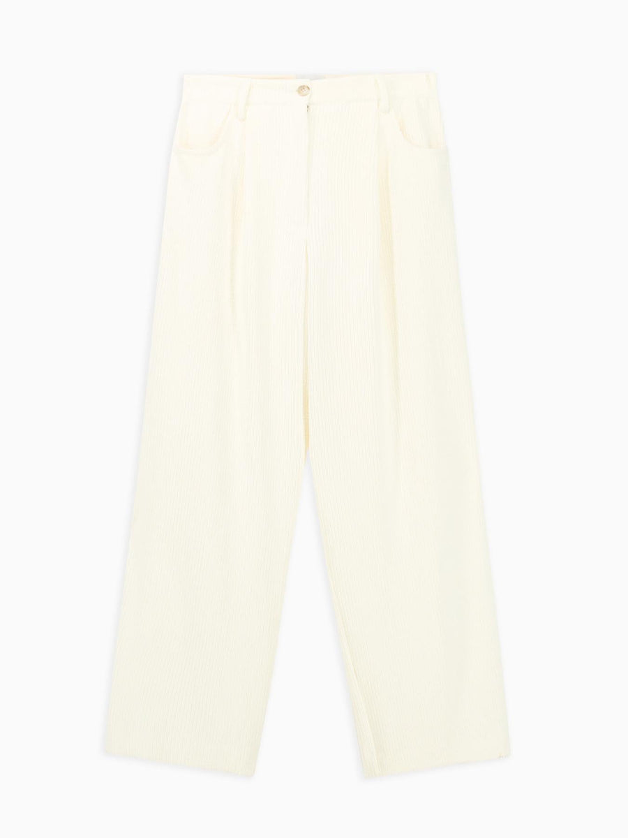 W5-PHILOMENA P157 Pantalone a Palazzo Latte