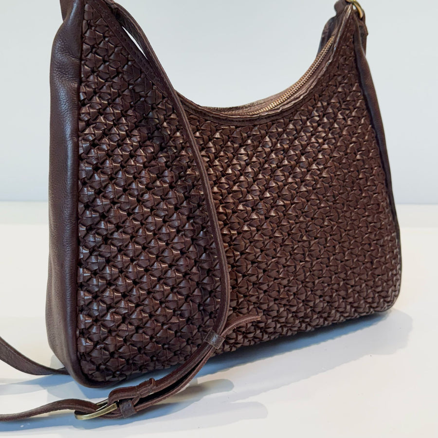 S5-8907 Borsa Tracolla Intrecciato Cow Chest 066