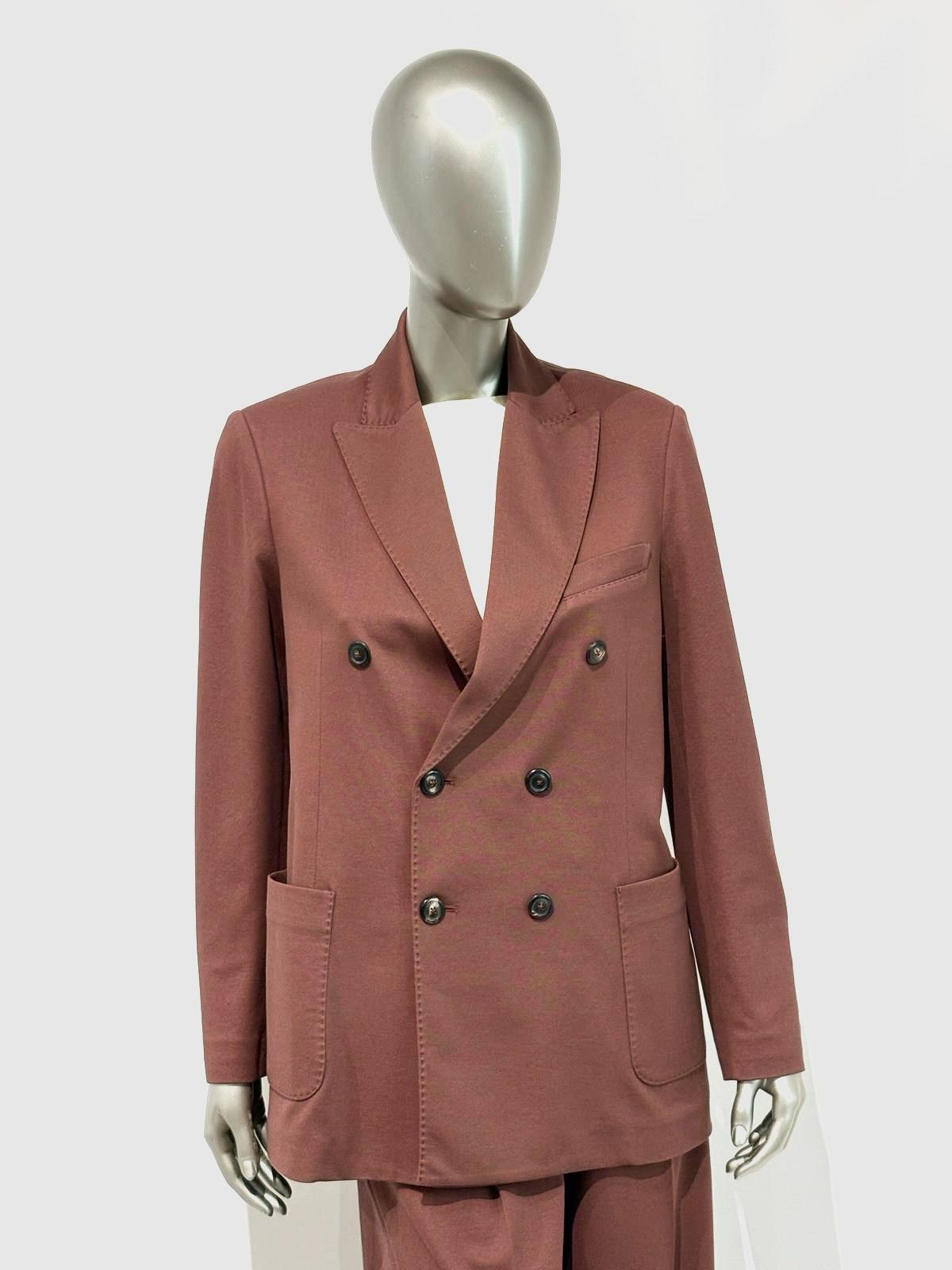 SD5-3395 Giacca Masculine Premium Reddish Brown Woman