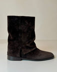 W5-9531 Tronchetto Ghetta Velour Tmoro