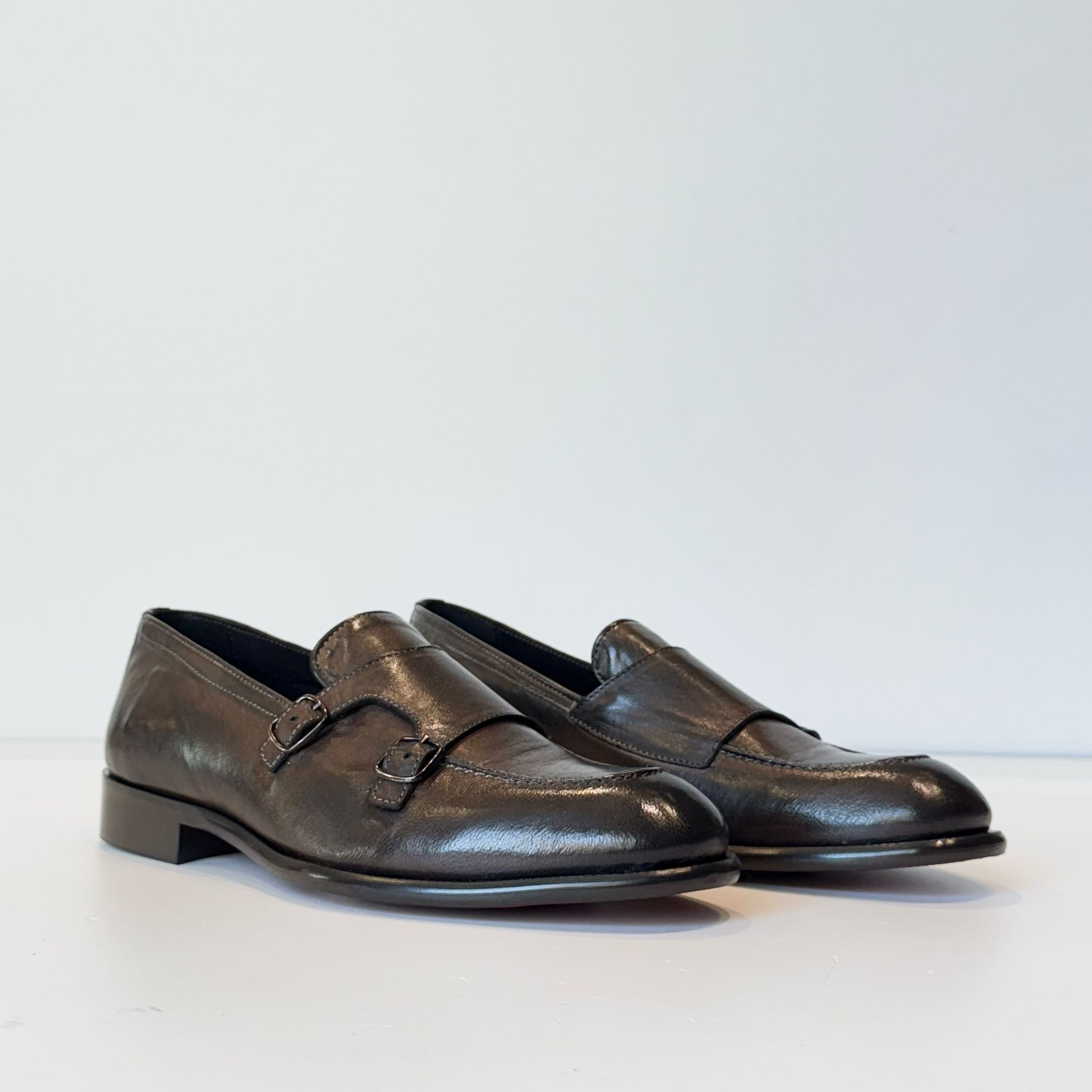 S5-22181 Mocassino Doppiafibbia Brandy Man