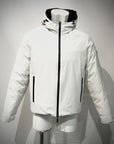 W5-0004 Giubbotto Reversibile Cappuccio Ghiaccio/Nero Man