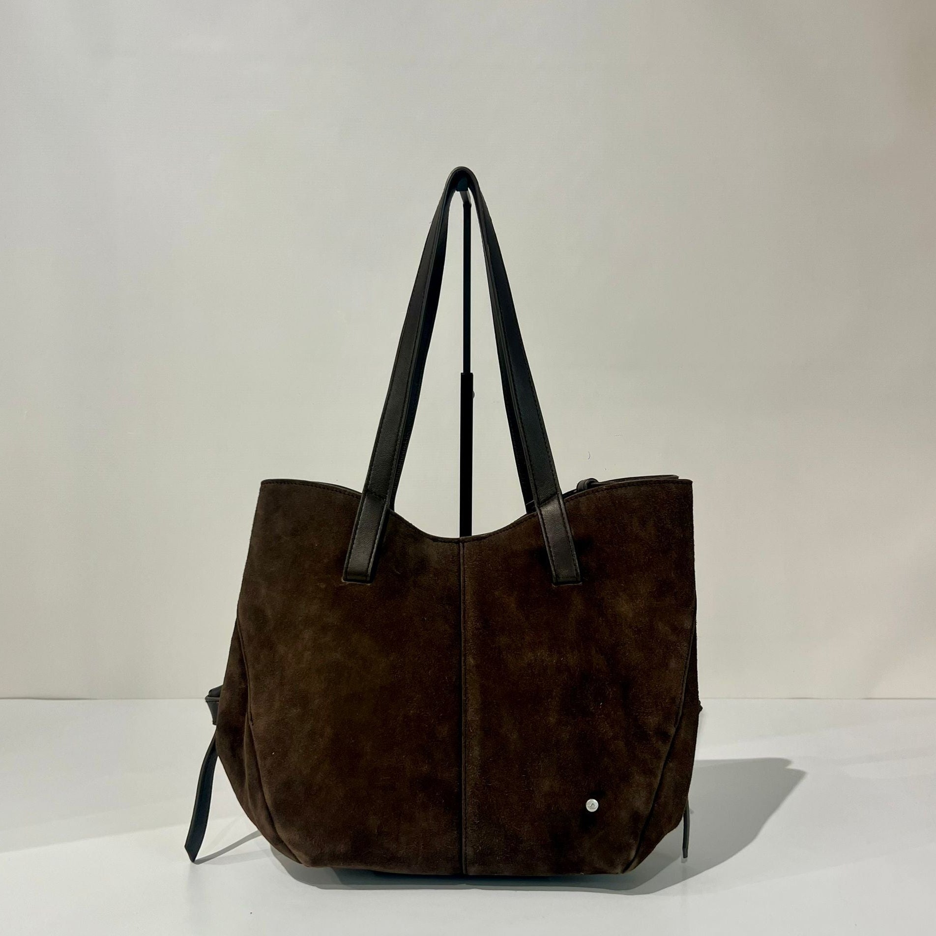 S6-1202 Borsa Shopper  Suede Brown 220