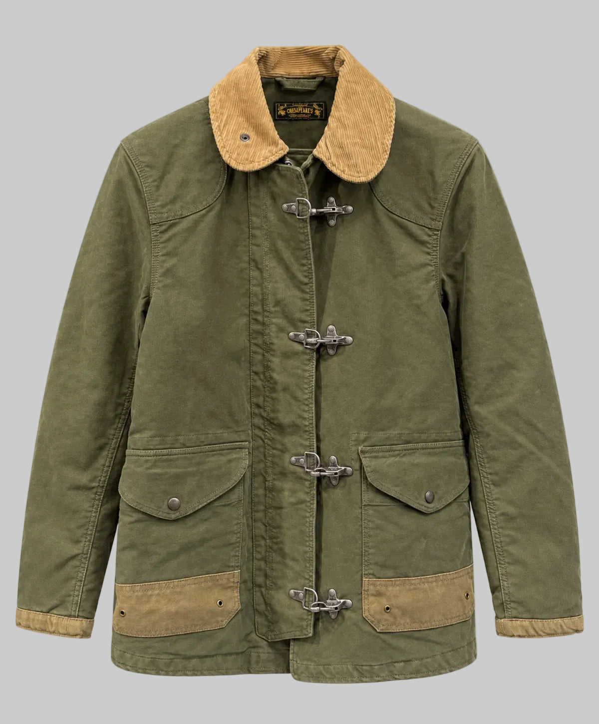 W6-BEDFORD Giacca Fireman Jungle Cloth Military Green Man