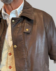 UW6-ROMOLO Giubbotto Pelle Nut J31  Man